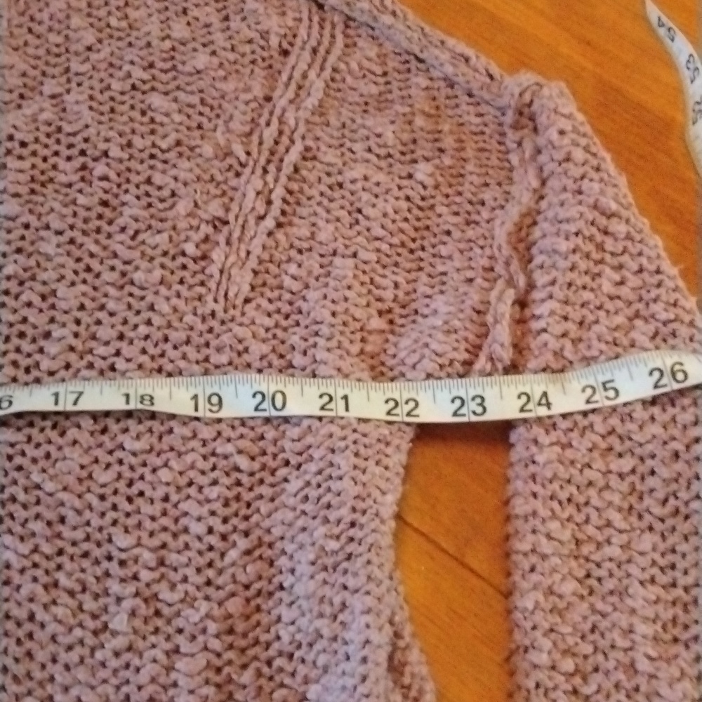Hollister lavender sweater. Size large. Great details in the back! So fall! - Picture 7 of 9